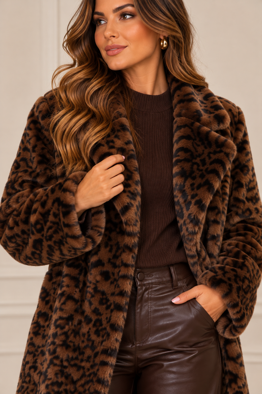 Leopard fur