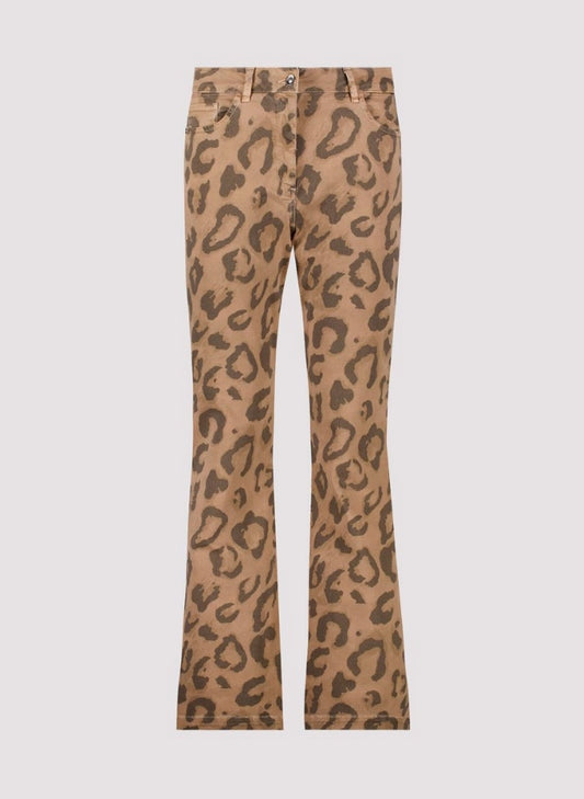 Monari Leopard Bootcut Jean 098