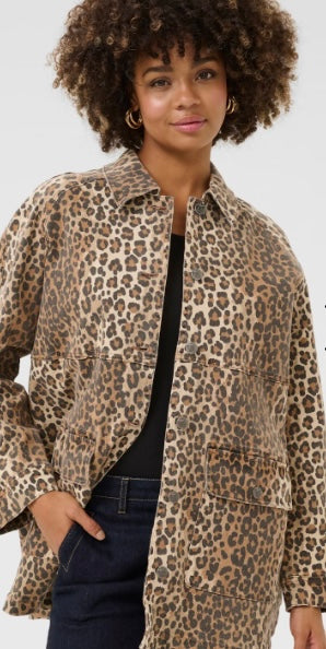 Halina leopard jacket