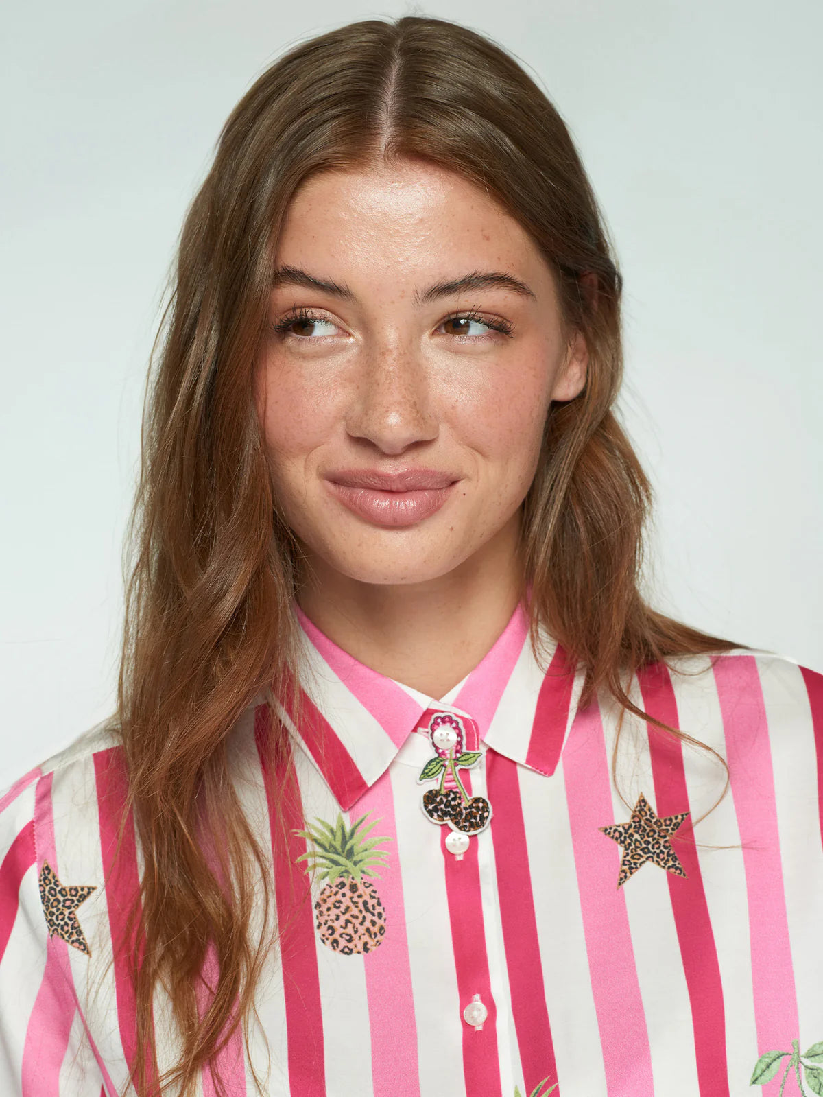 STRIPED AND LEOPARD SHIRT