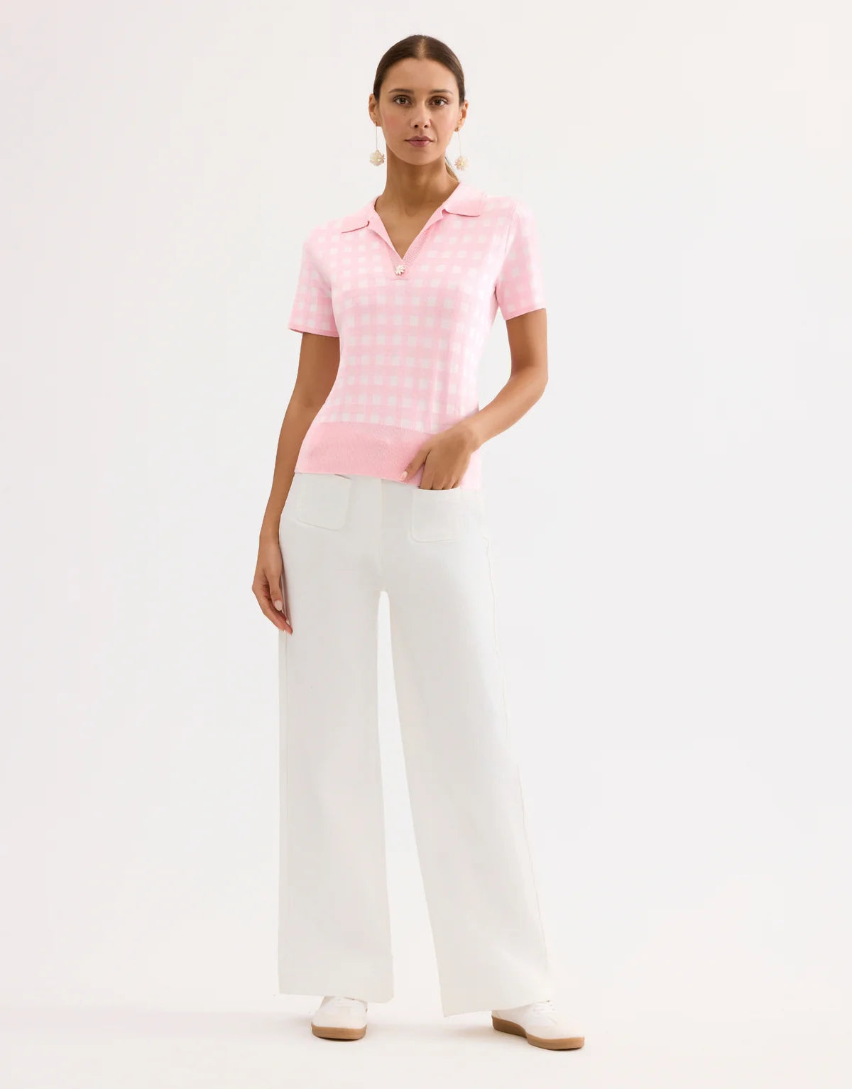 Leo Pink Short Sleeve Top 131