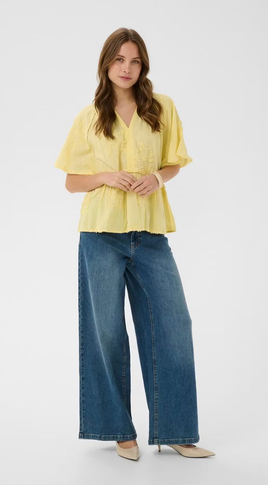 Ujalia Yellow Blouse