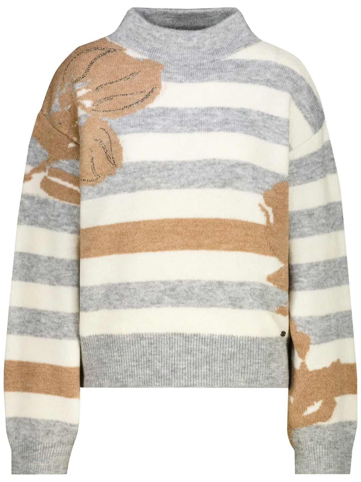 KNITTED JUMPER WITH A SOFT TEXTURE