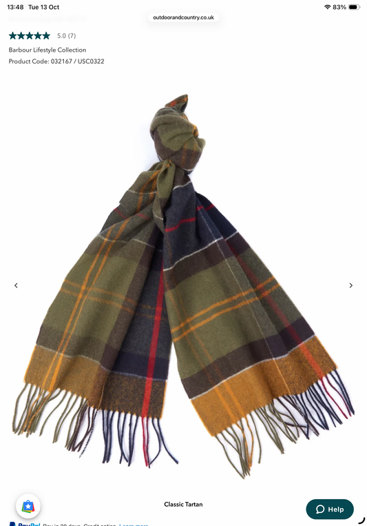 Inverness Tartan Scarf