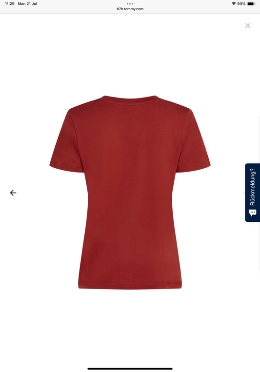 Regatta Red reg corp logo tee shirt