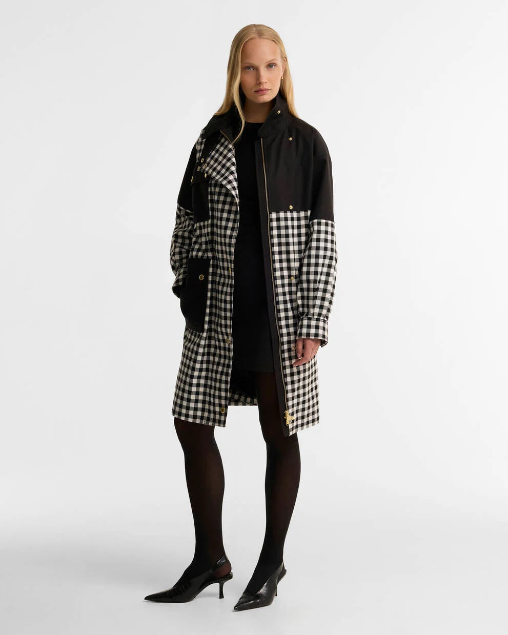 Gea Gingham Showerproof Jacket