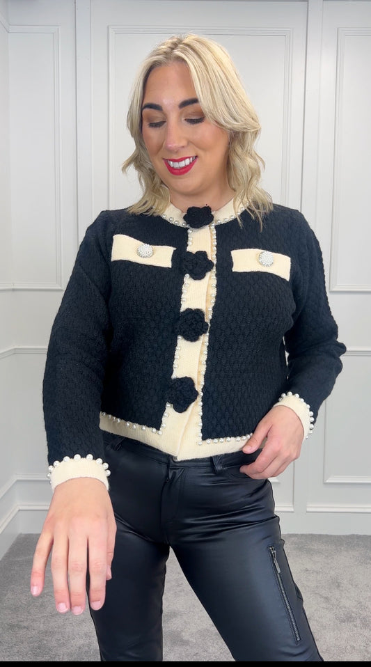 Danaelle Chanel inspired cardigan