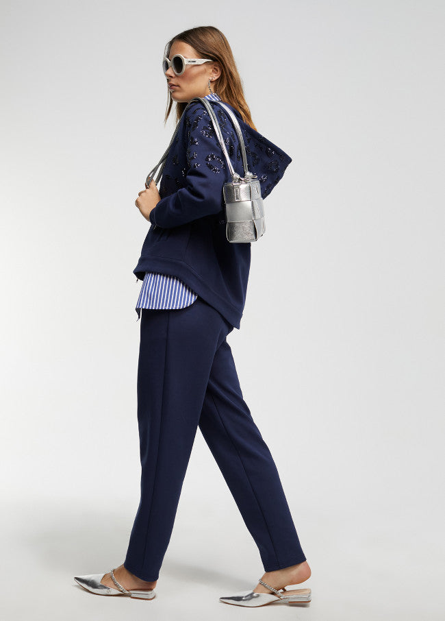 JOGGING TROUSERS WITH PULL TAB DETAIL