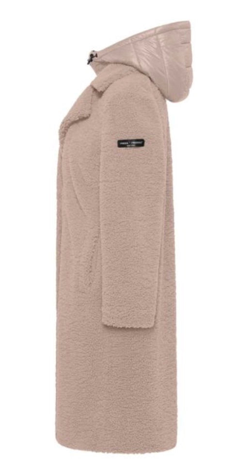 Teddy fur coat detachable hood 5808