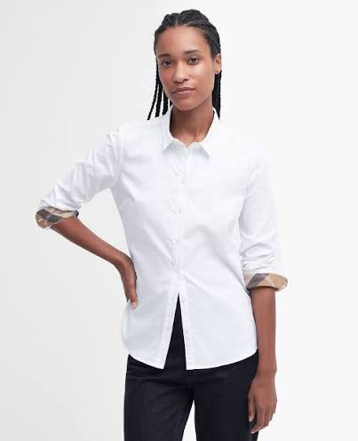 Barbour White Derwent Shirt