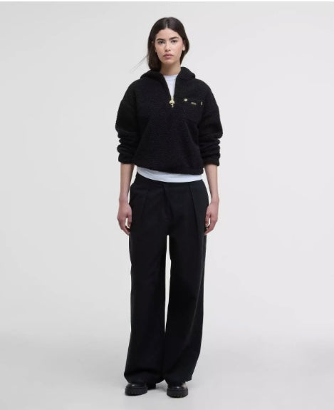 Lola black hood fleece