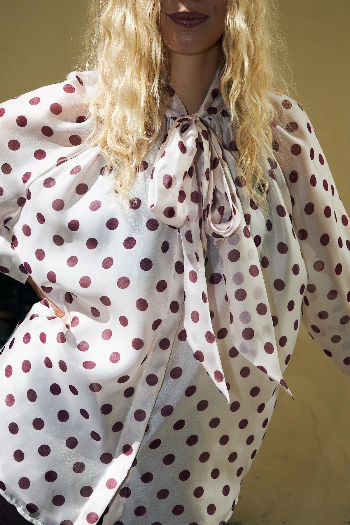 Ethelcras Shirt - Grape Dot