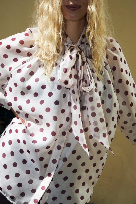 Ethelcras Shirt - Grape Dot
