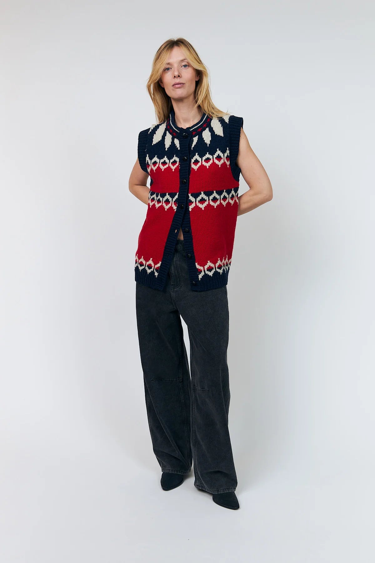 CLEOLL knit waistcoat