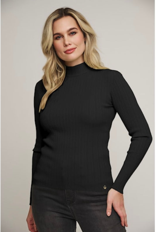 Blendi black turtleneck top