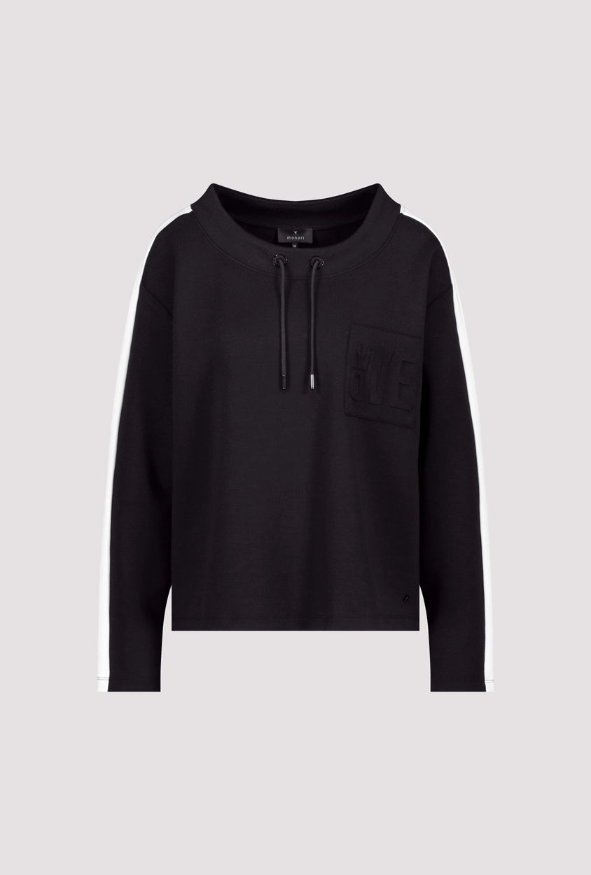 Sweatshirt white stripe 884