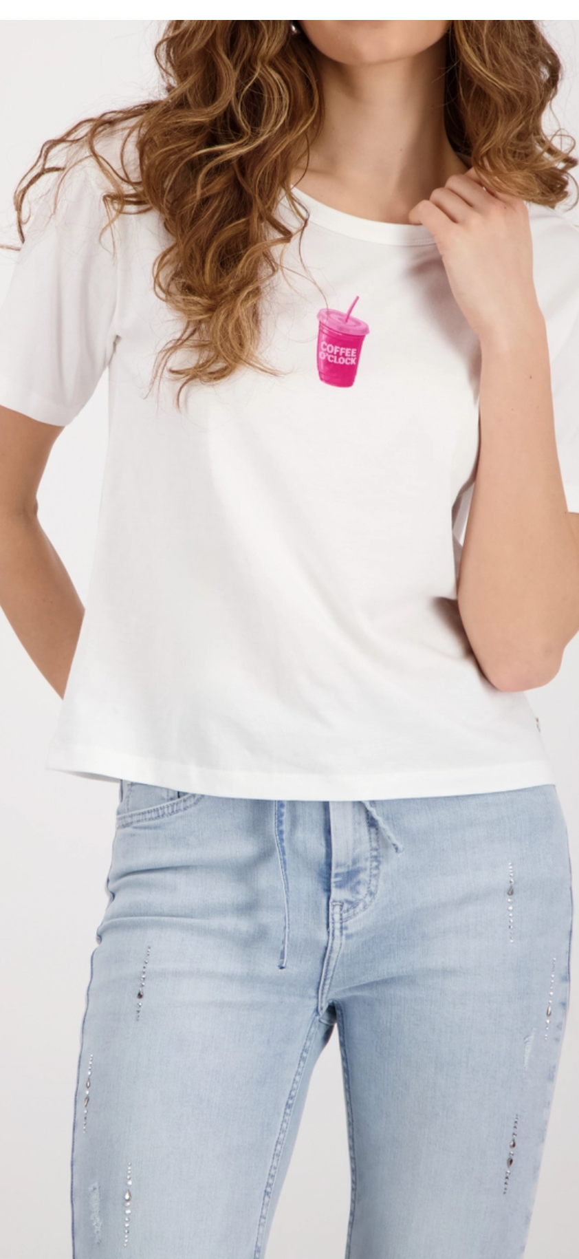 T-SHIRT WITH COFFEE PRINT 197