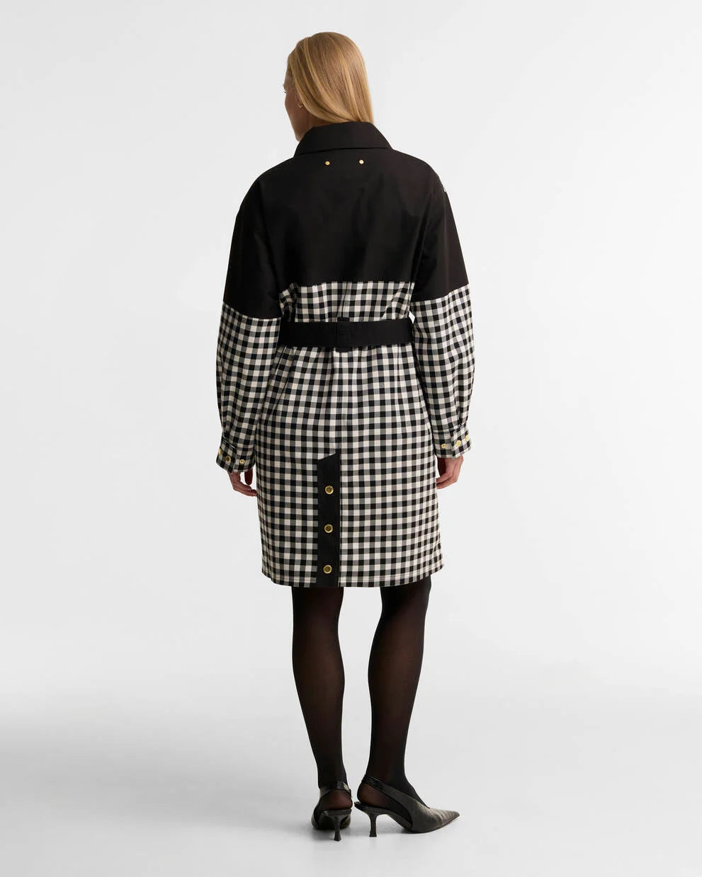 Gea Gingham Showerproof Jacket