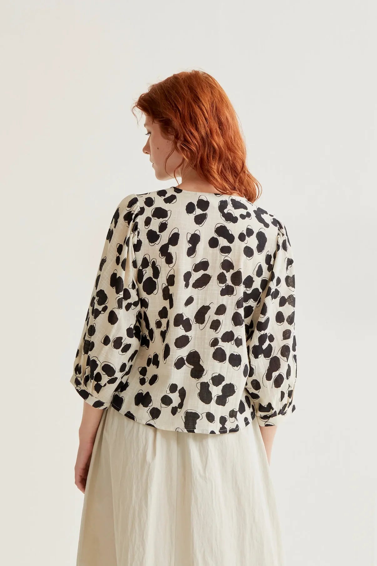 Dalmatian print shirt/ Jacket