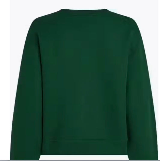 Ornamental green sweatshirt