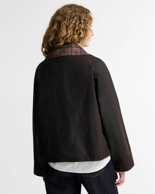 Icons Tartan Collar Spey Waxed Jacket
