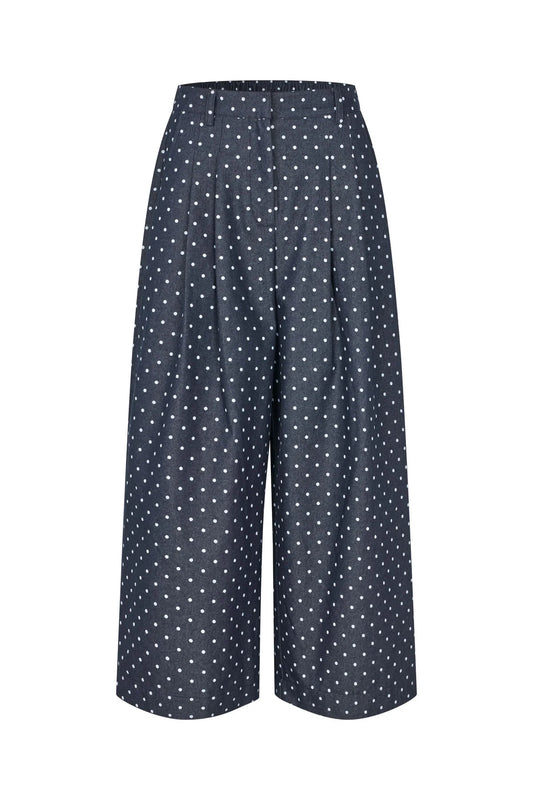 Signecras Pants - Medium Blue Dot