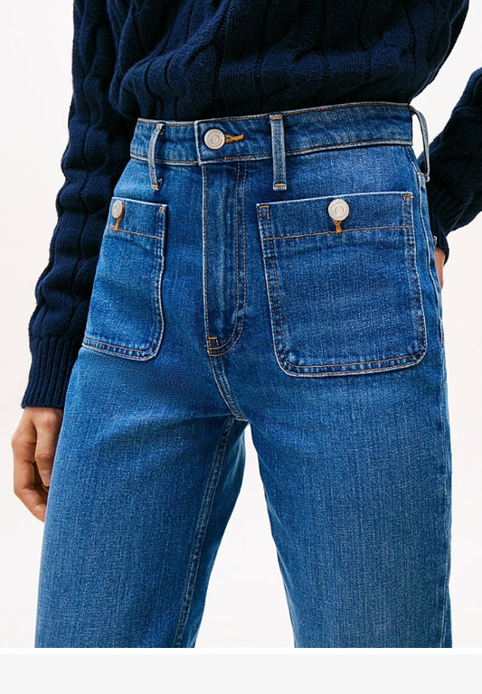 Tommy Denim Flo Bootcut Front Pocket Jeans