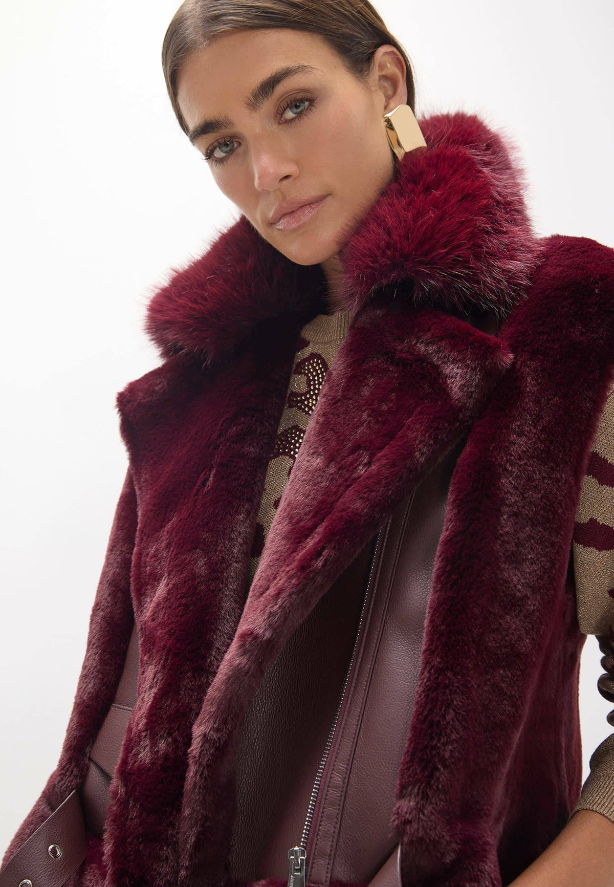 Burgundy Gilet