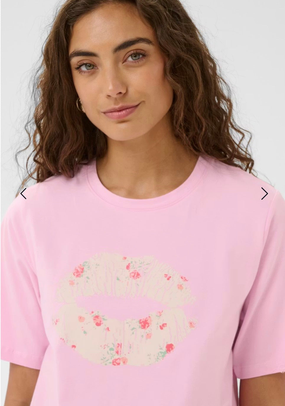 Gith Pink Lips Tee Shirt