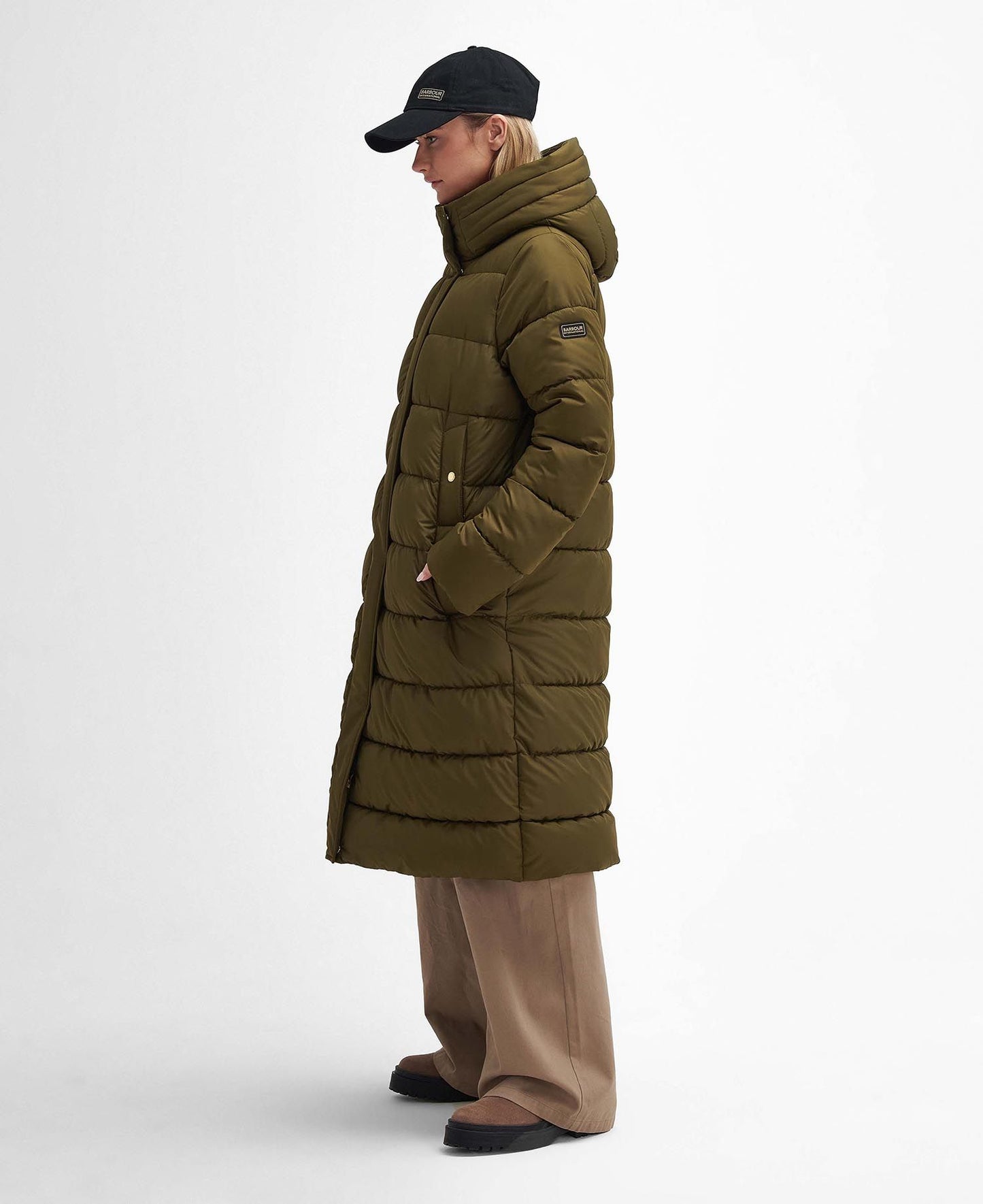 Barron Longline Baron Puffer Jacket- Empire Green