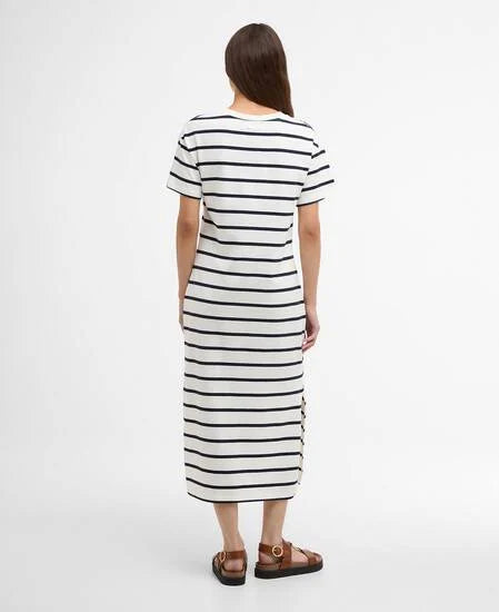 Selena Striped Midi Dress