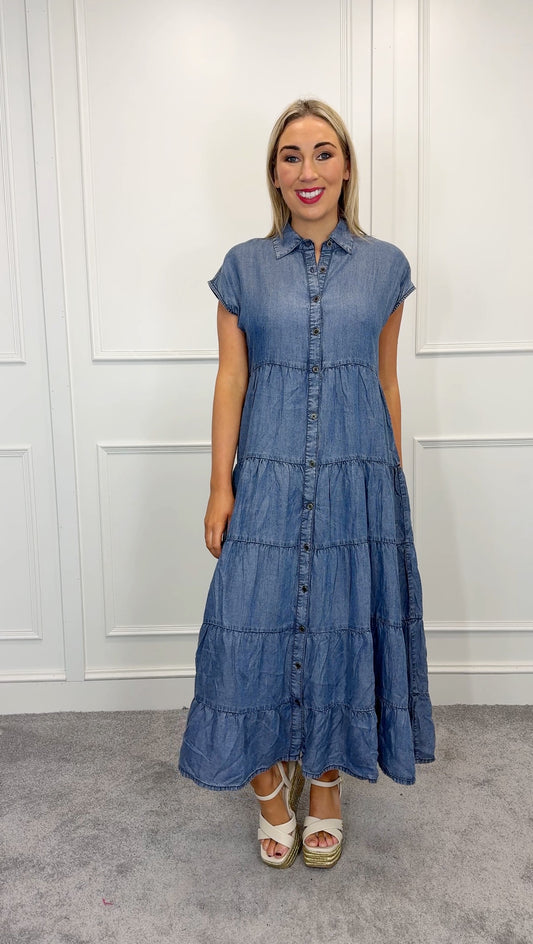 Denim dress