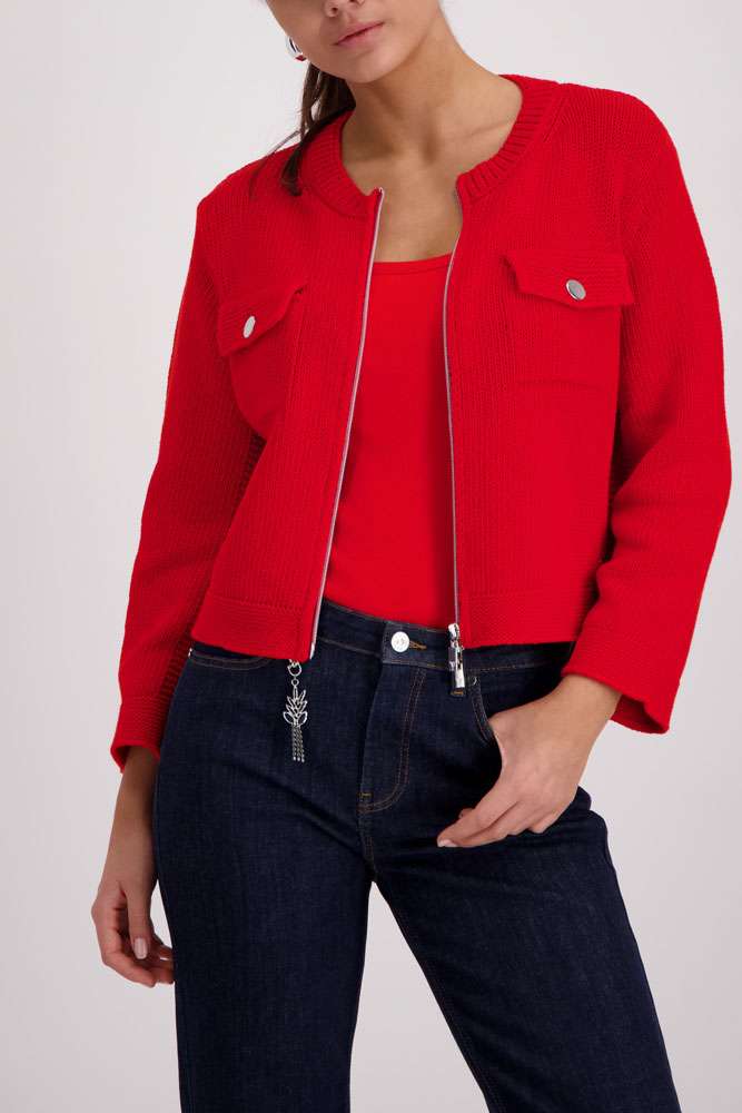 Red cardigan 209