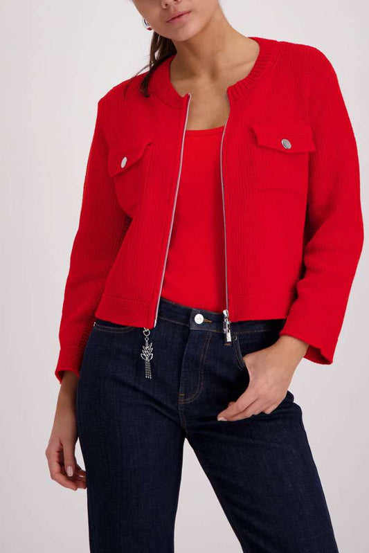 Red cardigan 209