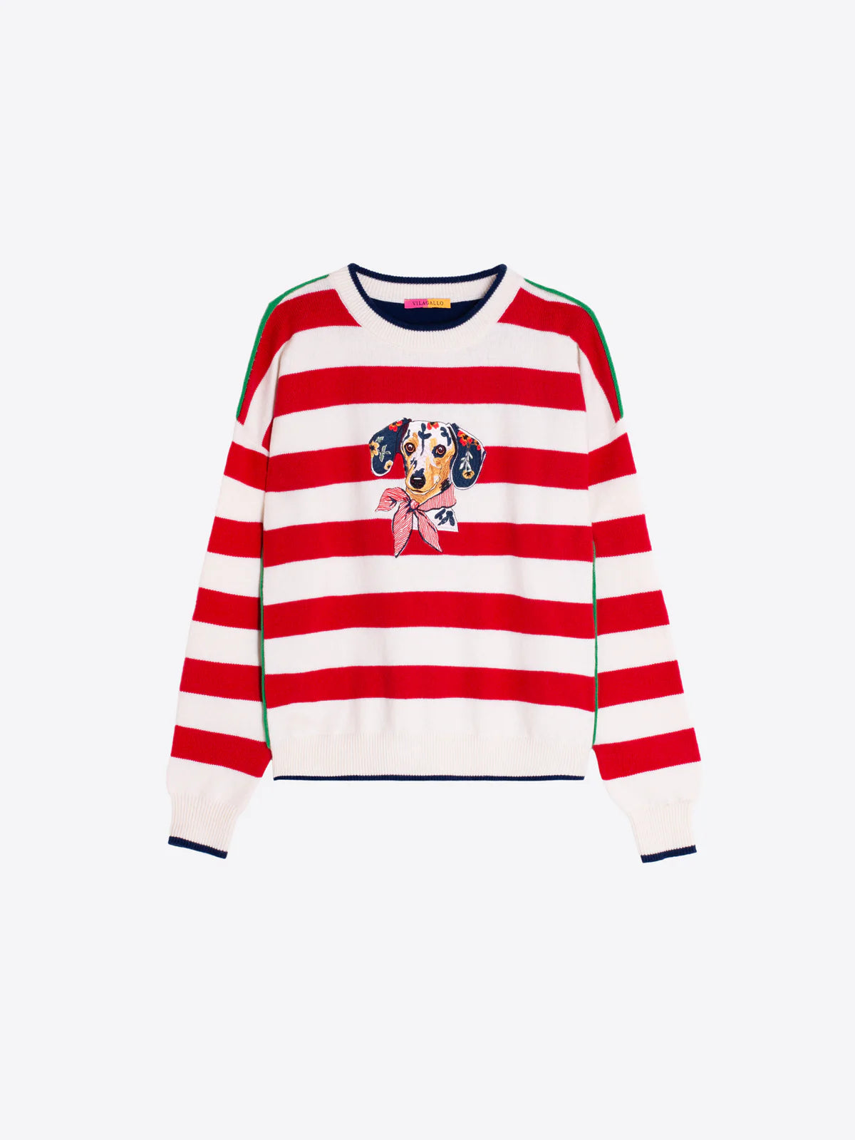 RED STRIPED DOG JERSEY