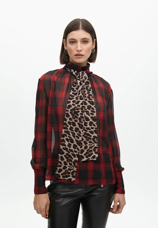 Tarte/ Léopard blouse