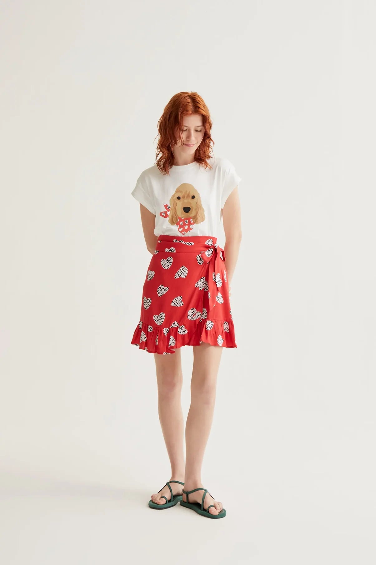 T-shirt with Cocker Spaniel print