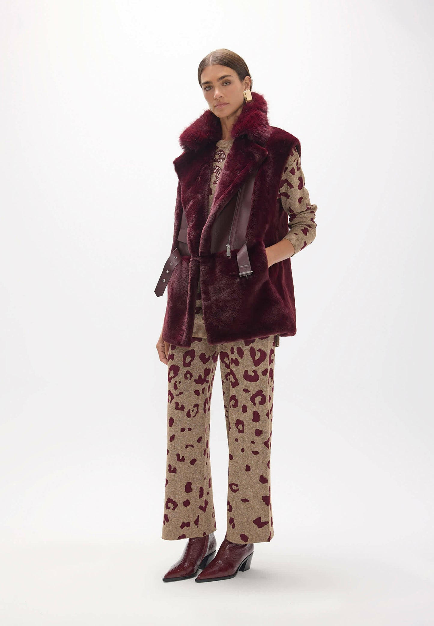 Burgundy Gilet