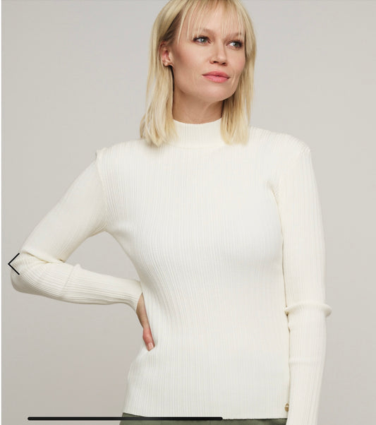 Blendi cream turtleneck top