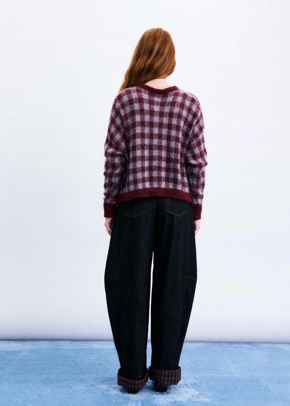 AOMORI CARDIGAN BURGUNDY