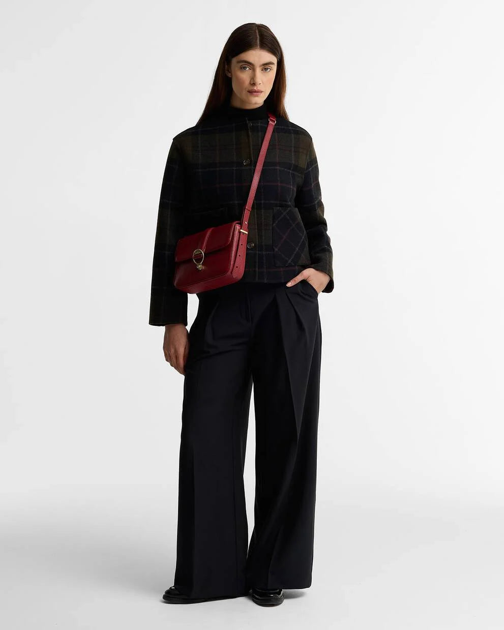 Rosa Leather Crossbody Bag