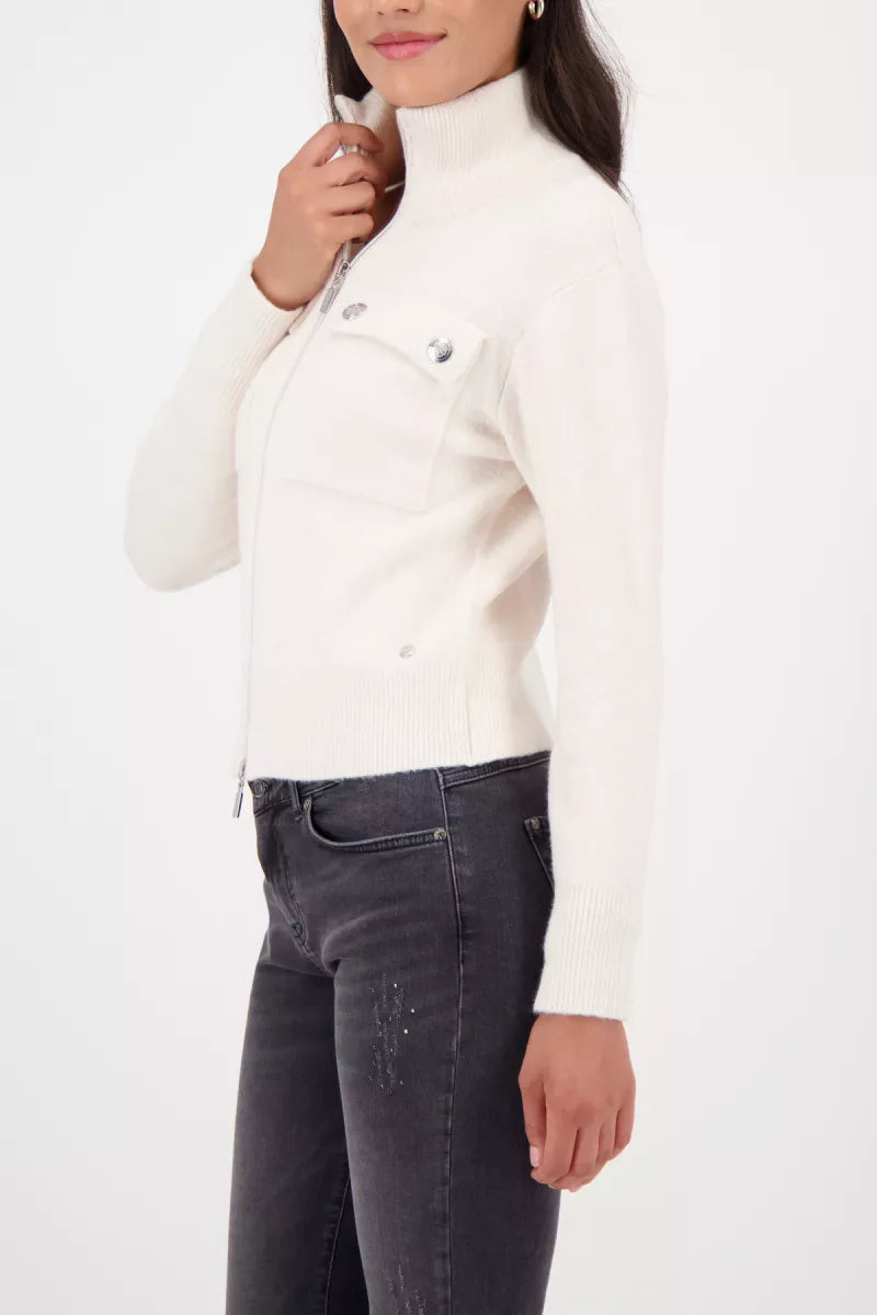CARDIGAN WITH FLAP POCKETS