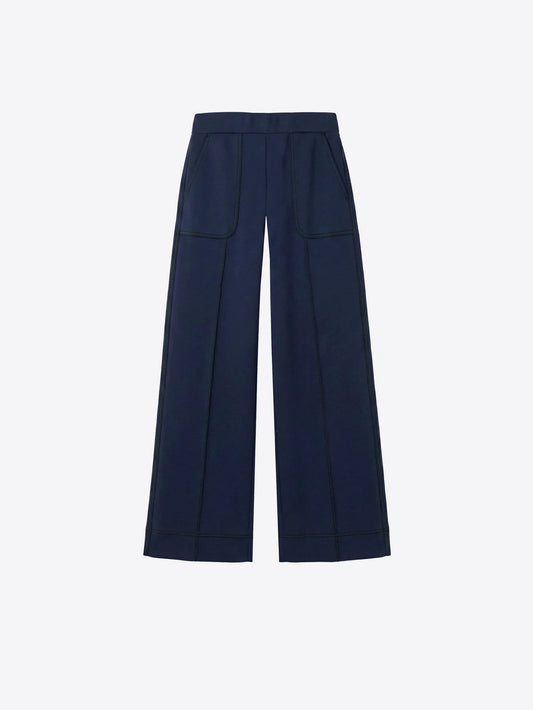 Navy Jersey Trouser
