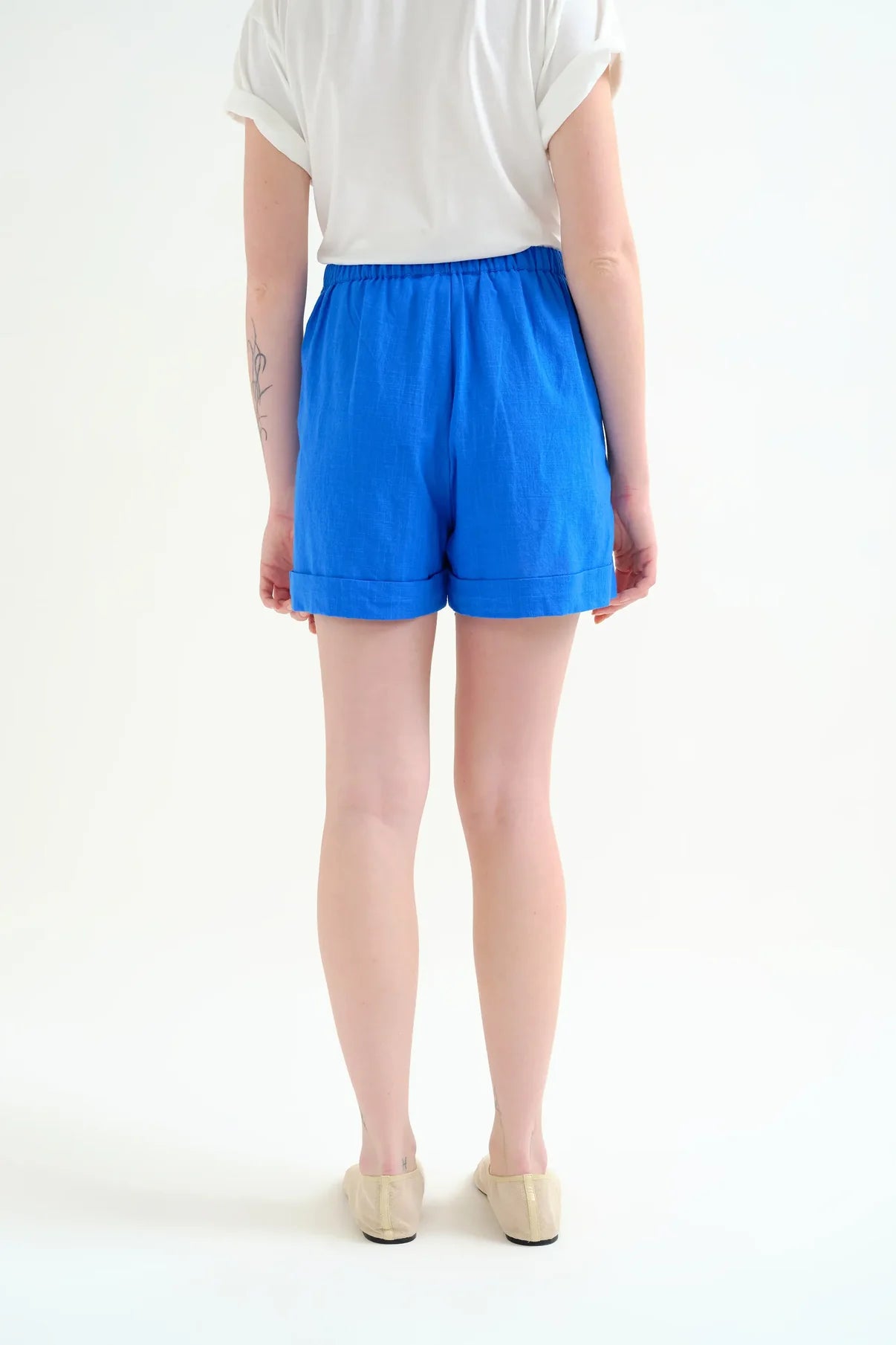 Blue shorts