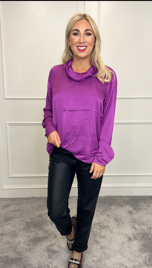 Purple Blouse (Sizes 10,12)