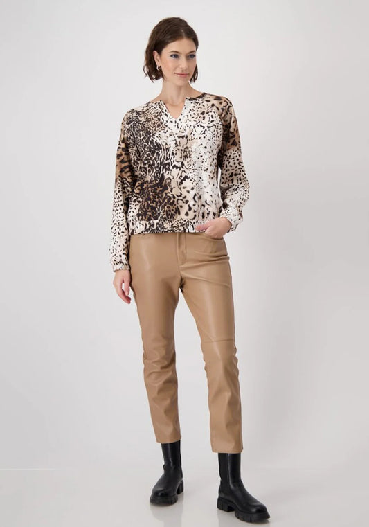 Here and now leopard sweater