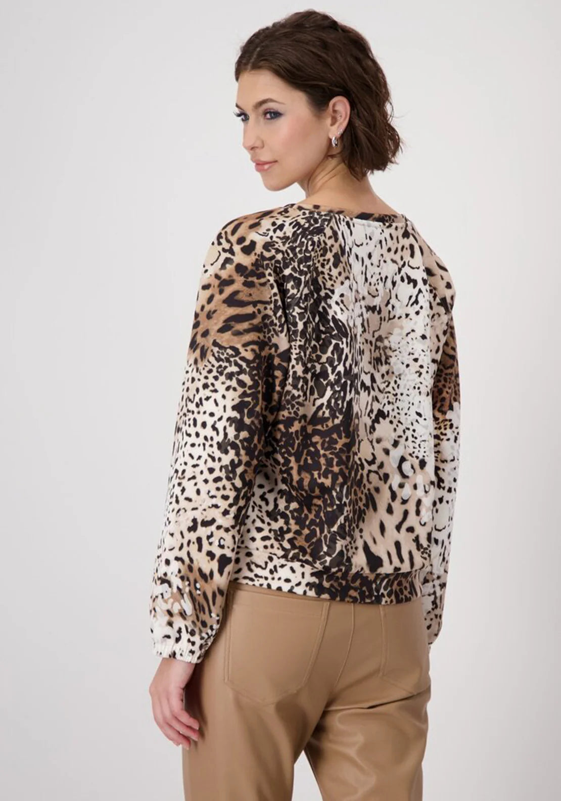 Here and now leopard sweater