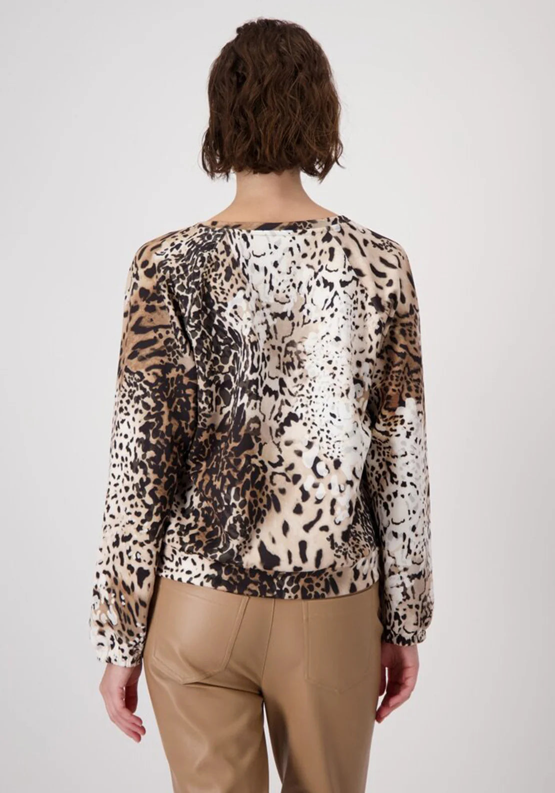 Here and now leopard sweater