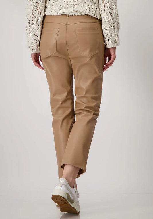 Here and Now trouser faux leather