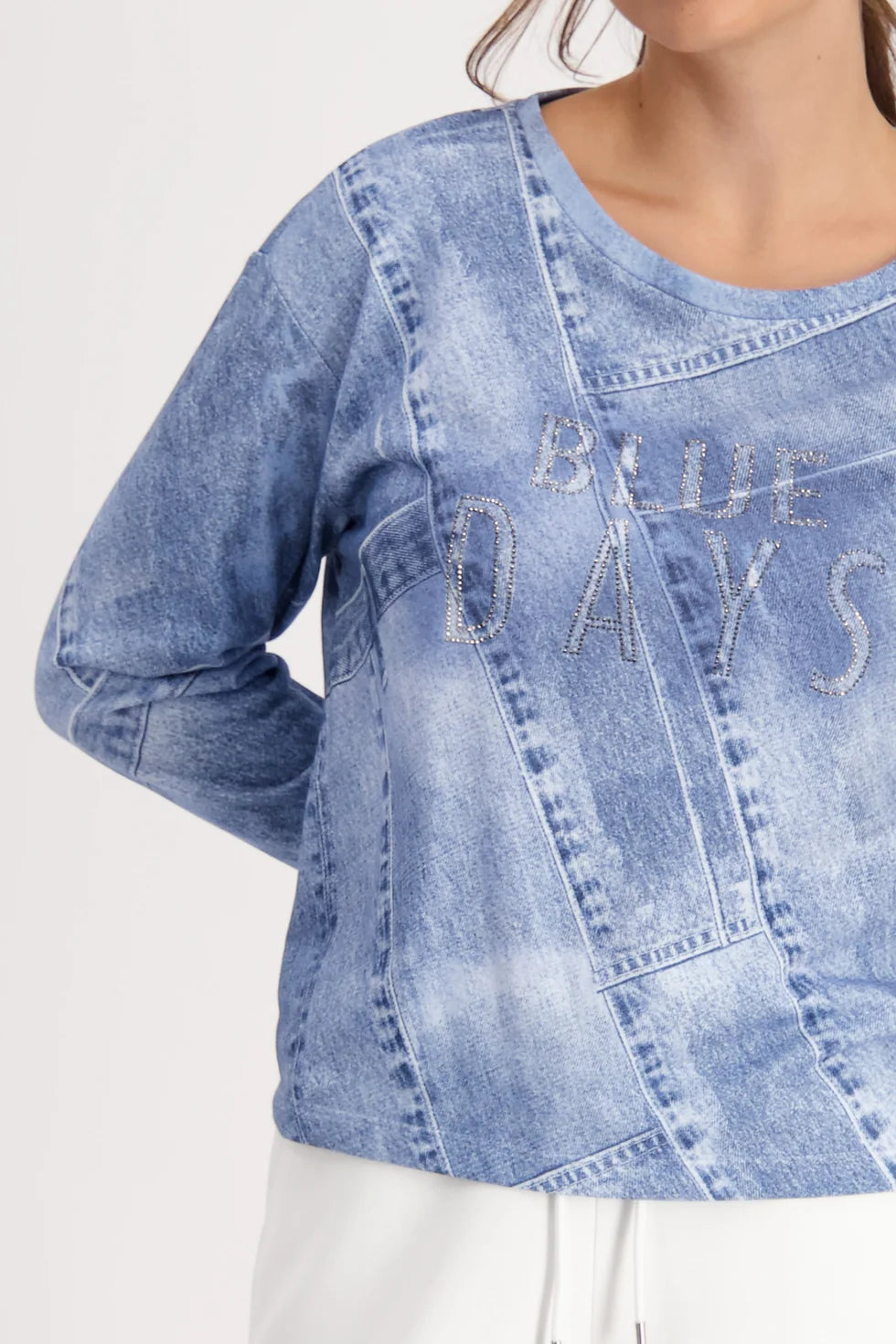 Denim top (Size 12,14)